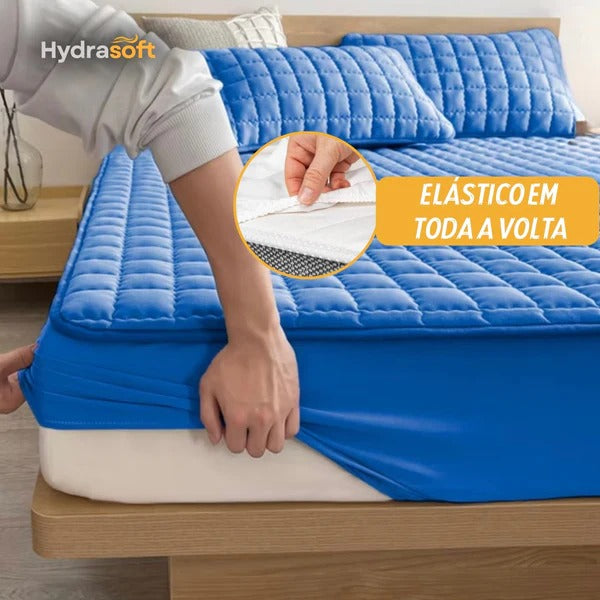 [COMPRE 1, LEVE 3] Hydra Soft™ Jogo de Cama Impermeável Premium – Capa + 2 Fronhas