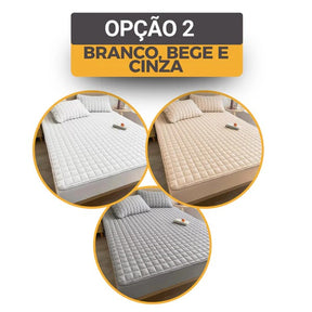 [COMPRE 1, LEVE 3] Hydra Soft™ Jogo de Cama Impermeável Premium – Capa + 2 Fronhas