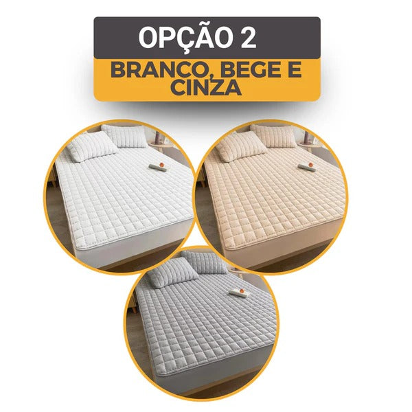 [COMPRE 1, LEVE 3] Hydra Soft™ Jogo de Cama Impermeável Premium – Capa + 2 Fronhas