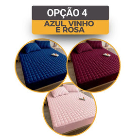[COMPRE 1, LEVE 3] Hydra Soft™ Jogo de Cama Impermeável Premium – Capa + 2 Fronhas